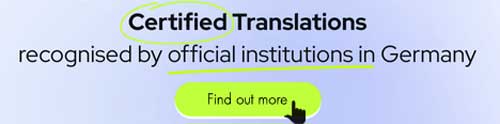 Certified German Translation